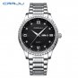 Silver black_Men's Watch Waterproof Luminous  Luxury Sports Quartz Military with Auto Date