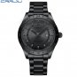 Black_Men Watch Quartz Wristwatches for Men Golden Clock Stainless Steel Male Watches with Luminous 