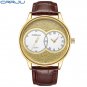 A-Gold_Casual Minimalista Quartz Men's Watches with Leather Strap Simple Luminous Hands Male Clock
