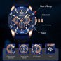 Black box_Men Watch Quartz Sports Business Luxury Silicone Watch 3ATM Waterproof Date Clock with Lum