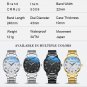 Silver box_Men's Watches Stainless Steel Luxury Waterproof Men Quartz Wristwatches