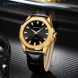 Blue box_Mens Watches Luxury Quartz Watch Men Casual Waterproof Sport Watch with Leather Strap