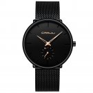black rose_Men Watch  Watch Women Quartz Dress Watch for Men Dress Watches Unisex Ultra Thin Wristwa