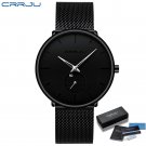 black silver BOX_Men Watch  Watch Women Quartz Dress Watch for Men Dress Watches Unisex Ultra Thin W