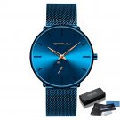 blue rose BOX_Men Watch  Watch Women Quartz Dress Watch for Men Dress Watches Unisex Ultra Thin Wris