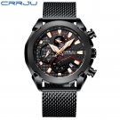 M-BBRG_Men Watches Luxury Business Chronograph Sport Luminous Quartz Wristwatch with Calander