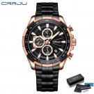 black box_Watches Men 2022 Casual Sports Multifunction Chronograph Stainless Steel Band with Auto Da