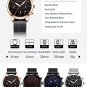 black rose_Men Watch Luxury WristWatch Stainless Steel Waterproof Dress Quartz Mesh