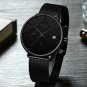 blue box_Minimalist Dress Mens Watches Luxury Waterproof Sport Watch Men 3-Sub Dial Quartz Watch Ca
