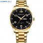 Silver box_Men's Watches Stainless Steel Band Quartz Wristwatches with Luminous Hands