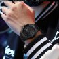 Gold black_Men's Watches Luxury Stainless Steel Band Quartz Wristwatches with Auto Date Design