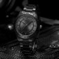 Gold black_Men's Watches Luxury Stainless Steel Band Quartz Wristwatches with Auto Date Design