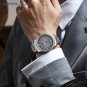 Gold box_Business Men Luxury Watches Stainless Steel Quartz Wrsitwatches Male Auto Date Clock with L