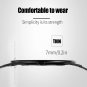 black black silver_Men's Watch Ultra-thin  Luxury Japan Movement WristWatch Waterproof Sport Steel Q