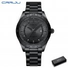 Black box_Simple Quartz Watches Wristwatches for Man with Date High Quality Luminous Male Clock