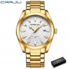Gold box_Quartz Watches for Men Stainless Steel with Luminous Hands