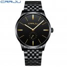 Black Gold_Men Watch Luxury Stainless Steel Quartz Wristwatch Casual Sport Waterproof Clock