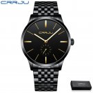 Black Gold box_Men Watch Luxury Stainless Steel Quartz Wristwatch Casual Sport Waterproof Clock