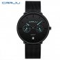 red BOX_Mens Watches Full Steel Casual Waterproof Watch for Man Sport Quartz Men's Dress Calendar