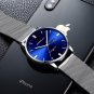 Black silver-BOX_Men Watch Thin Quartz Waterproof Wristwatch Classic Business Casual Clock with Date
