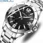 BB-BOX_Men Luxury Watches Stainless Steel Quartz Wrsitwatches Male Auto Date Clock with Luminous Han