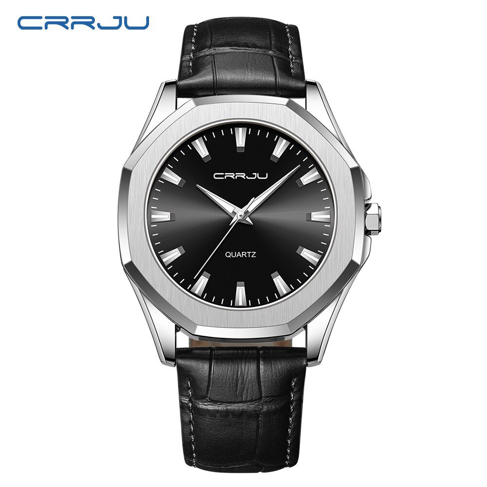 Black_Men Watch Unique Quartz Wrist Watches for Men with Luminous Hands