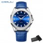 Blue box_Men Watch Unique Quartz Wrist Watches for Men with Luminous Hands