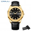 Gold black box_Men Watch Unique Quartz Wrist Watches for Men with Luminous Hands