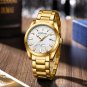 Black box_Men's Watches  Luxury Stainless Steel Band Quartz with Auto Date Luminous Dial