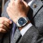 Gold box_Men's Watches Luxury Stainless Steel Band Quartz with Auto Date Luminous Dial