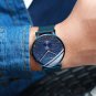Black Blue_Watch  Luxury Watch Men Stainless Steel Business Clock Waterproof Watches Mens Luxury Spo