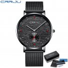 Black BOX_Mens Watches  Luxury Sports Quartz Clock Male WristWatch Waterproof