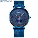 Blue_Mens Watches  Luxury Sports Quartz Clock Male WristWatch Waterproof