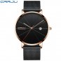 BGB_Men Watch Ultra Thin Mesh Steel Wristwatch with Date Sport Waterproof
