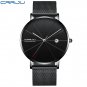 SB box_Men Watch Ultra Thin Mesh Steel Wristwatch with Date Sport Waterproof
