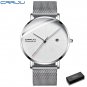 SW box_Men Watch Ultra Thin Mesh Steel Wristwatch with Date Sport Waterproof