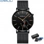 BBG box_Men Watches Ultra-thin Quartz Clock WristWatch Waterproof