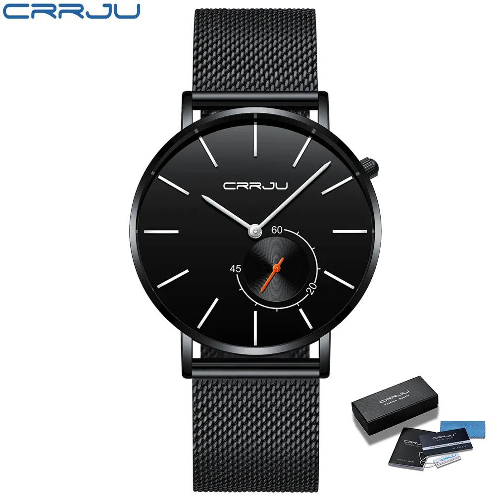 BBS box_Men Watches Ultra-thin Quartz Clock WristWatch Waterproof