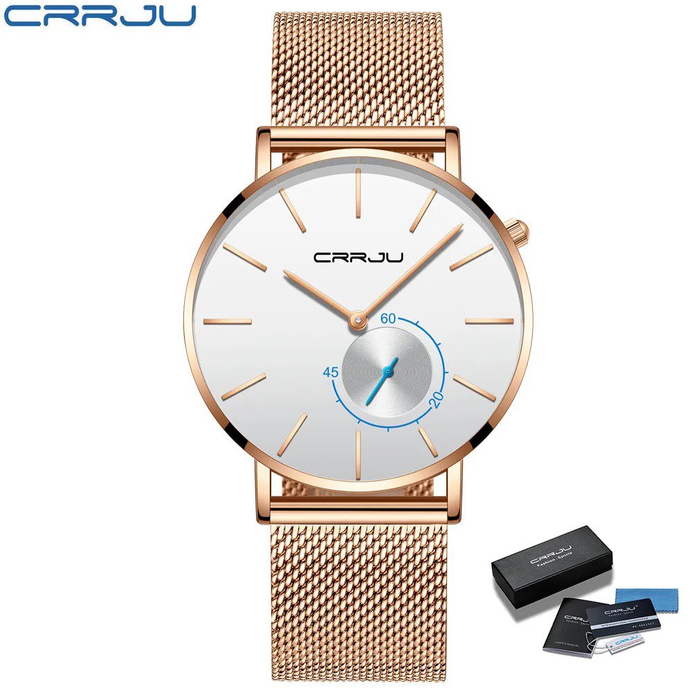 RGW box_Men Watches Quartz Clock Ultra-thin WristWatch Waterproof