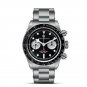 Black_2023    Panda Retro Dial Mens Watches Top Brand Luxury Sports Chronograph Men Quartz Wristwatc