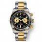 Gold_2023    Panda Retro Dial Mens Watches Top Brand Luxury Sports Chronograph Men Quartz Wristwatch