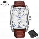 5114-Silver_Watches Men Luxury Brand Quartz Mens Wist Watches Military Leather Strap Casual Square W