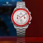 Black_2023 Moon Men's Quartz Watches Luxury Chronograph Watch For Men Sapphire AR Mirror Waterpro