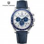 Blue_2023    Moon Men's Quartz Watches Luxury Chronograph Watch For Men Sapphire AR Mirror Waterproo