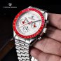 Gold_2023 Moon Men's Quartz Watches Luxury Chronograph Watch For Men Sapphire AR Mirror Waterproo