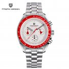 Red_2023    Moon Men's Quartz Watches Luxury Chronograph Watch For Men Sapphire AR Mirror Waterproof