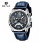 Black_2023 Mens Watches Top Brand Luxury Quartz Watch For Men Multi-Function Chronograph Sport Wate