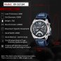 Black_2023 Mens Watches Top Brand Luxury Quartz Watch For Men Multi-Function Chronograph Sport Wate