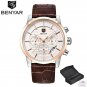 Gold_Top Brand Luxury Stainless Steel Watch Men Business Casual Quartz Watch Military Wristwatch Wat