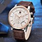 Gold_Top Brand Luxury Stainless Steel Watch Men Business Casual Quartz Watch Military Wristwatch Wat